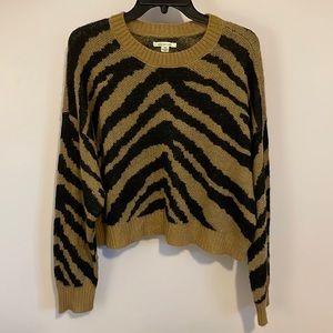 American eagle tiger striped sweater